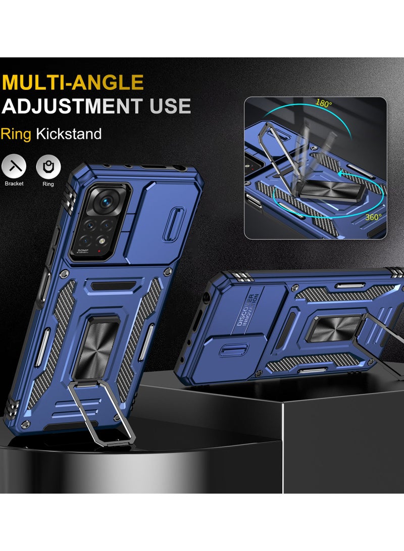 Protective Case Cover for Redmi Note 11 pro 5G Blue  - Image 4