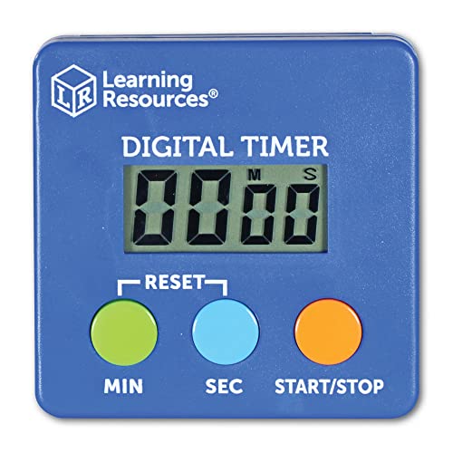 Learning Resources Digital Timer Visual Timer for Kids Digital Timers for Classroom Kids Stopwatch Magnetic Timers Teacher Must Haves - Image 1