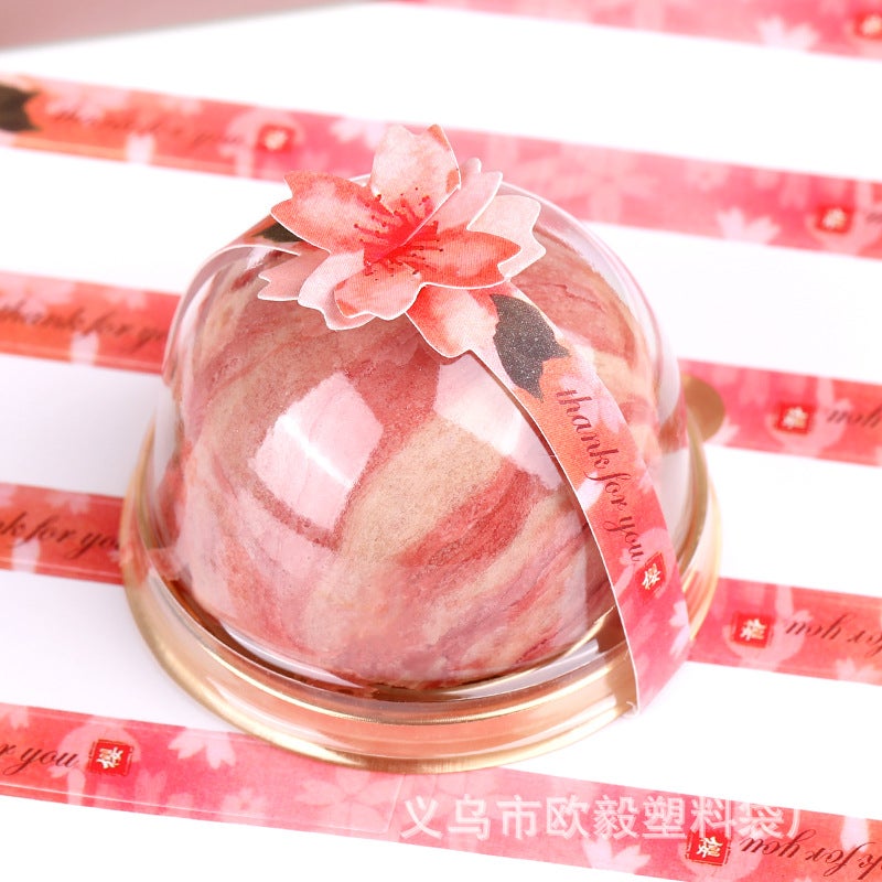 Factory Egg Yolk Crisp Packaging Box Moon Cake Box Single Transparent Round Snow Mei Niang Blister Packaging Box - Image 5