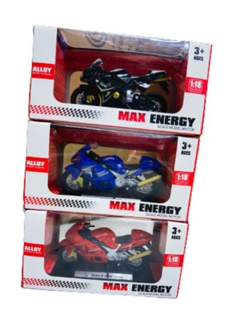 3 Pieces Motorcycle Models