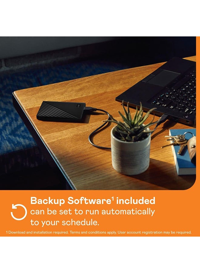 WD 5TB My Passport Black USB 3.2 Gen 1- WDBPKJ0050BBK-WESN 5 TB - Image 2