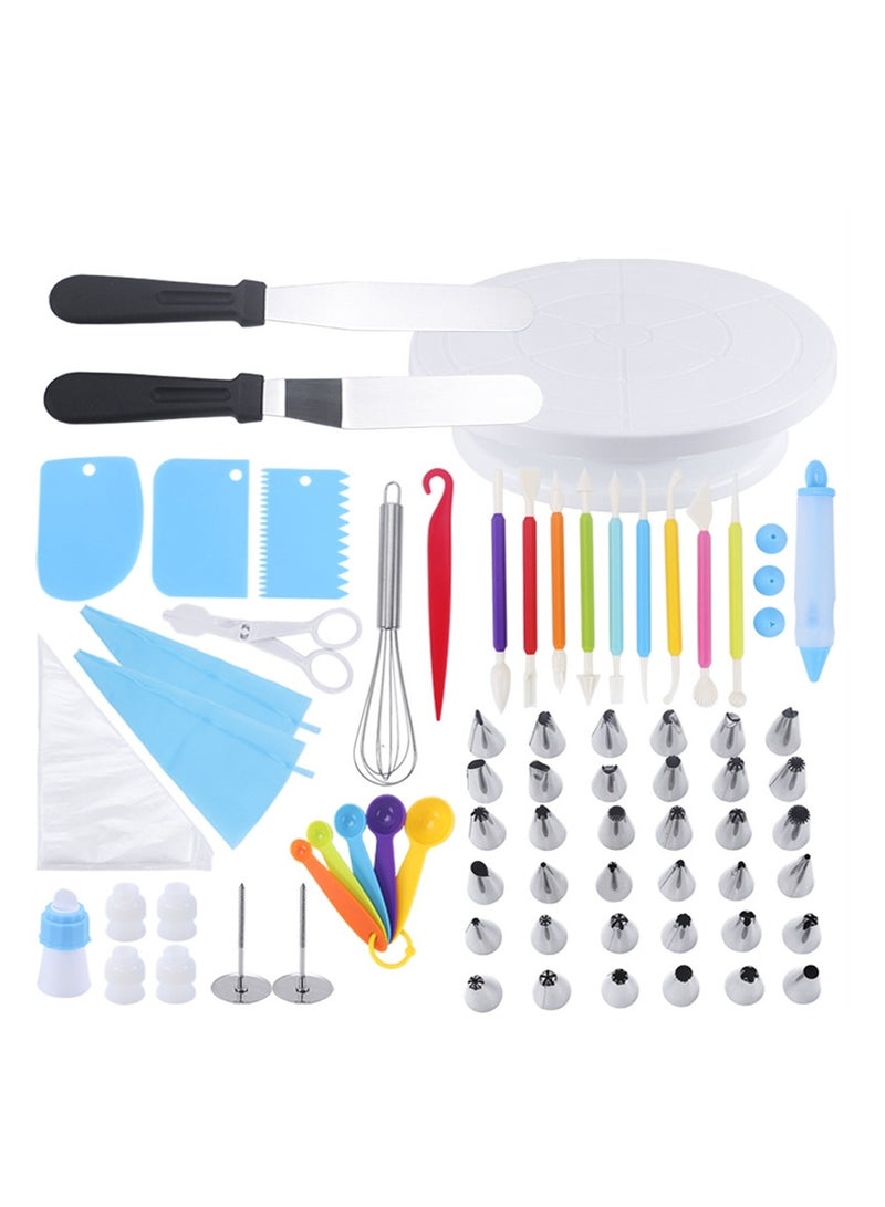 66-piece cake decorating tool set decorator cake turntable - Image 1