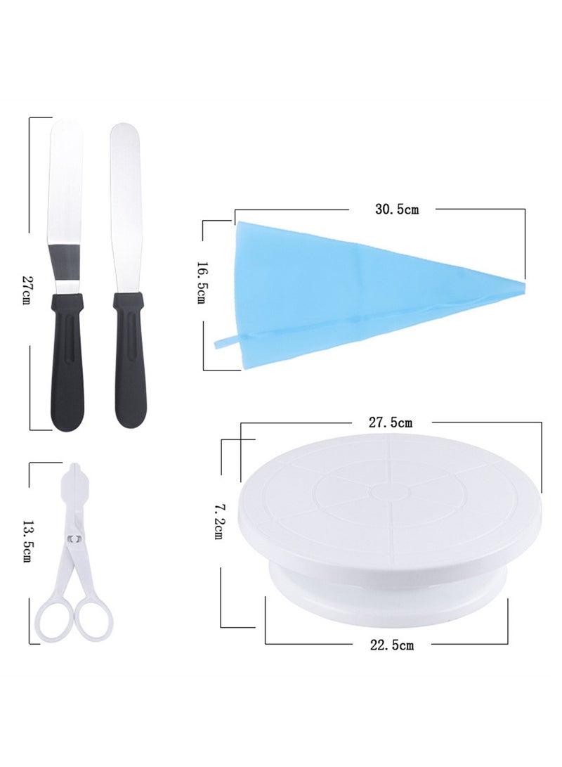 66-piece cake decorating tool set decorator cake turntable - Image 4
