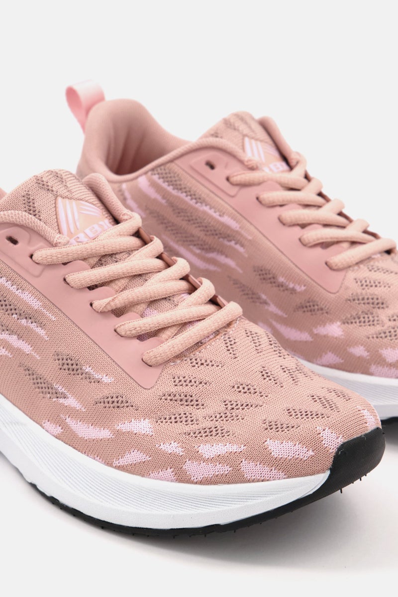 RBX Women Lace Up Training Shoes, Pink - Image 2