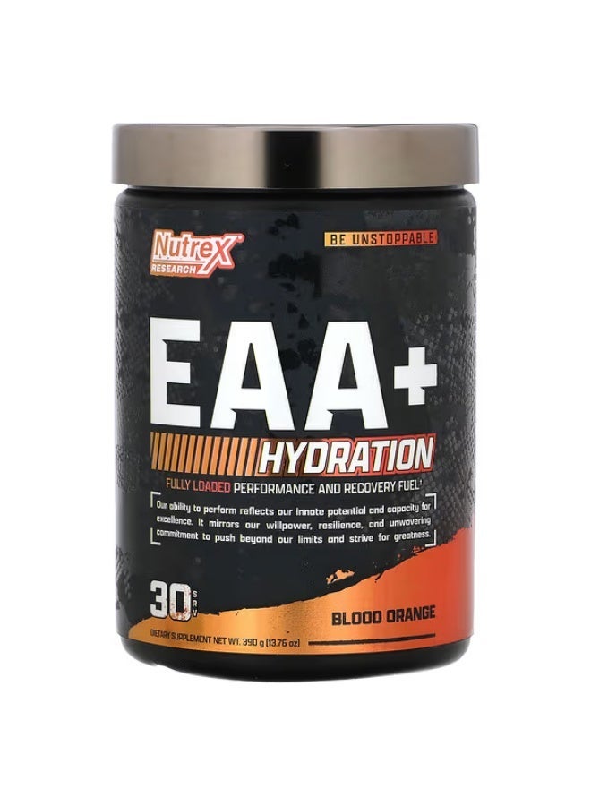Nutrex Research, EAA+ Hydration, Blood Orange, 13.76 oz (390 g) - Image 2