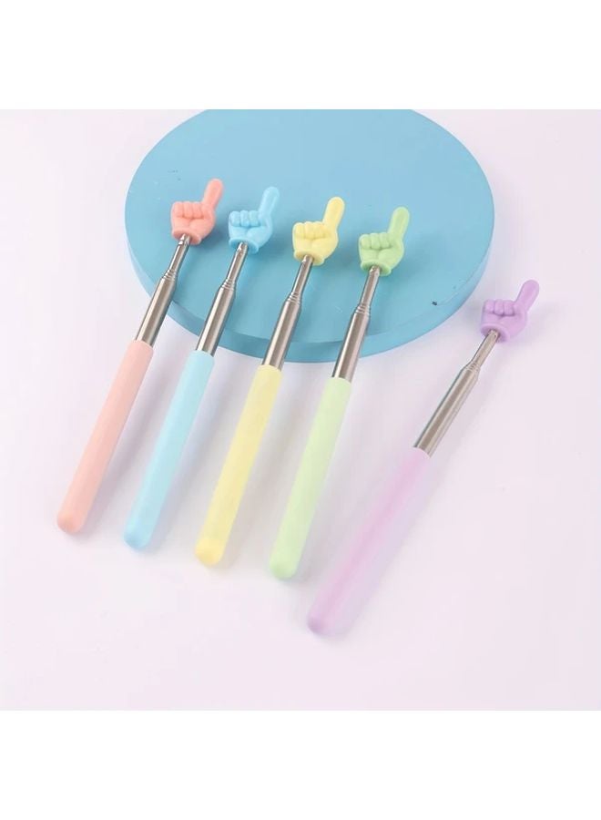 Pink Retractable Finger Reading Pointer Telescoping Design for Classroom Teaching - Image 4