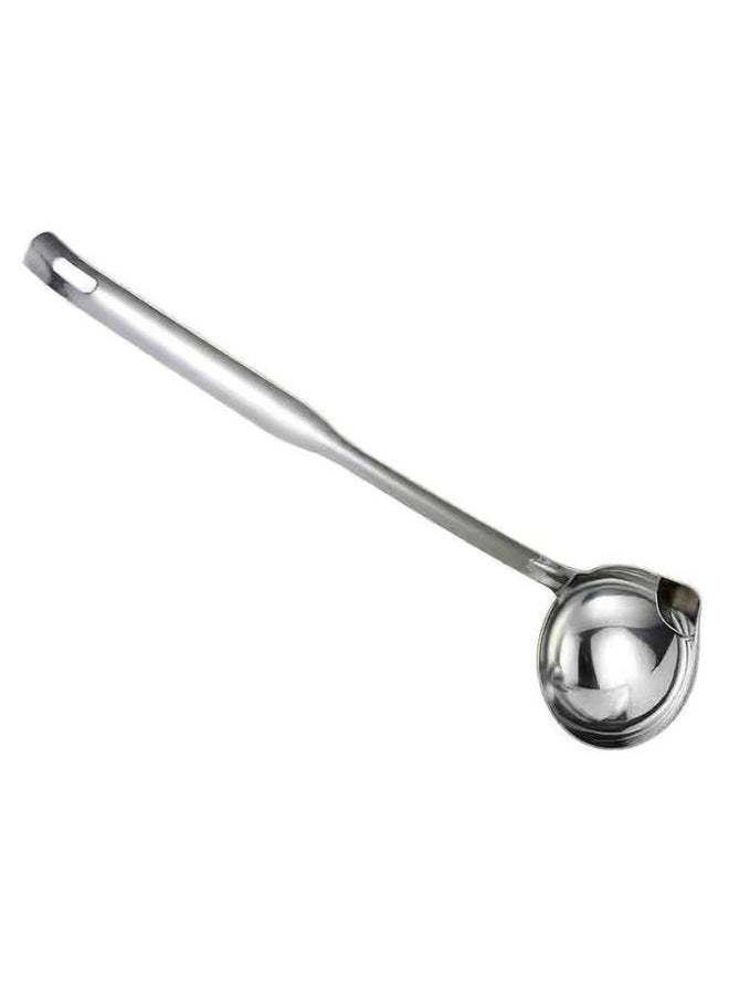 Oil Filter Spoon Stainless Steel Oil Separating Ladle Food Skimmer Strainer Spoon for Soup Hot Pot