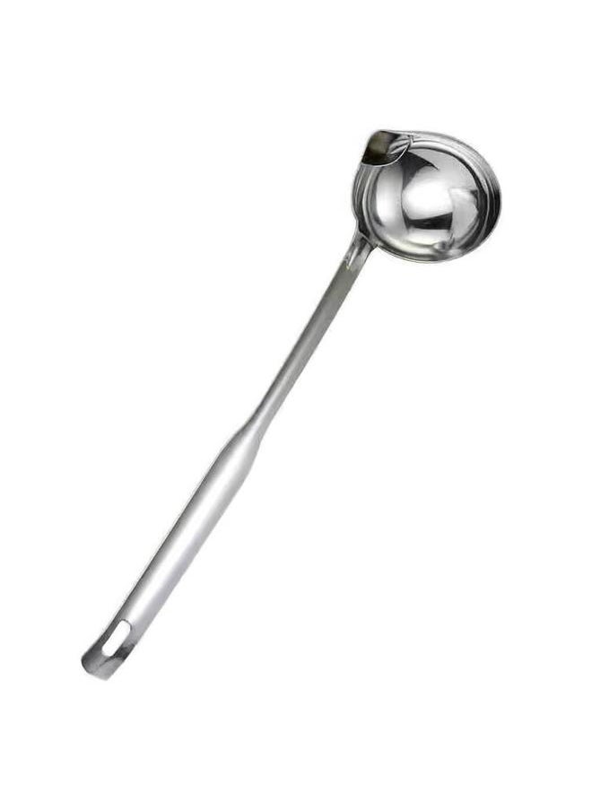 Oil Filter Spoon Stainless Steel Oil Separating Ladle Food Skimmer Strainer Spoon for Soup Hot Pot