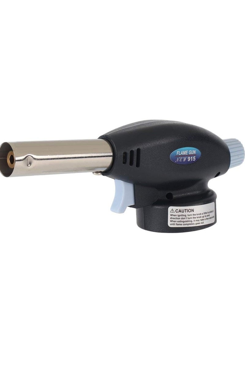 Refillable Gas Lighter with Stand, Windproof Dual Flame Lighter for Candles, Campfires, Kitchen, BBQ, and Camping - Kitchen Tools Kitchen Supplies - Image 1