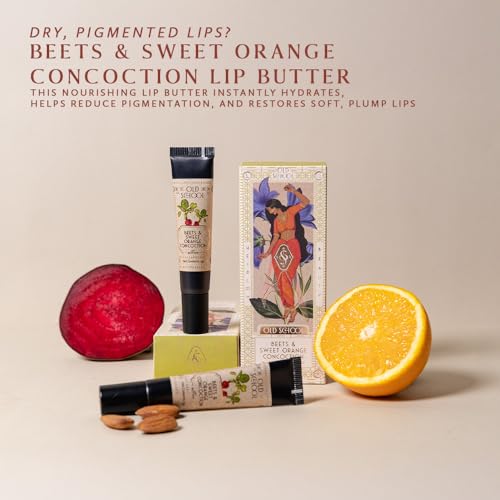 OLD SCHOOL Rituals Beets & Sweet Orange Concoction Lip Butter | Lip Balm For Dark Lips | Softens & Repairs Dry, Chapped Lips | Infused With Natural Beets & Sweet Orange Extracts | 15G - Image 2