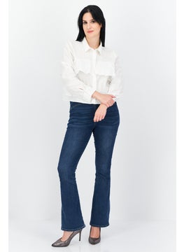 Women Spread Collar Long Sleeve Plain Top, White - pzsku/Z8C5500C81B3114856BA2Z/45/_/1727187819/ccb16631-af8c-4318-bf30-c7d4509e41ba