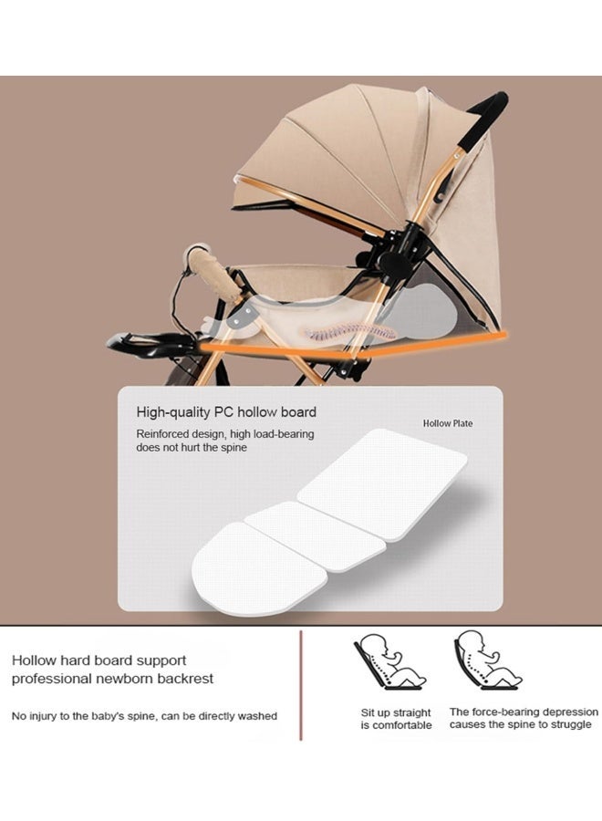 تاختيلا عربة أطفال خفيفة الوزن للسفر، عربة أطفال صغيرة قابلة للطي مع مقعد مبطن ومنظم الوالدين قابل للإزالة، سهلة الحمل للطائرات والاستخدام اليومي - Image 2