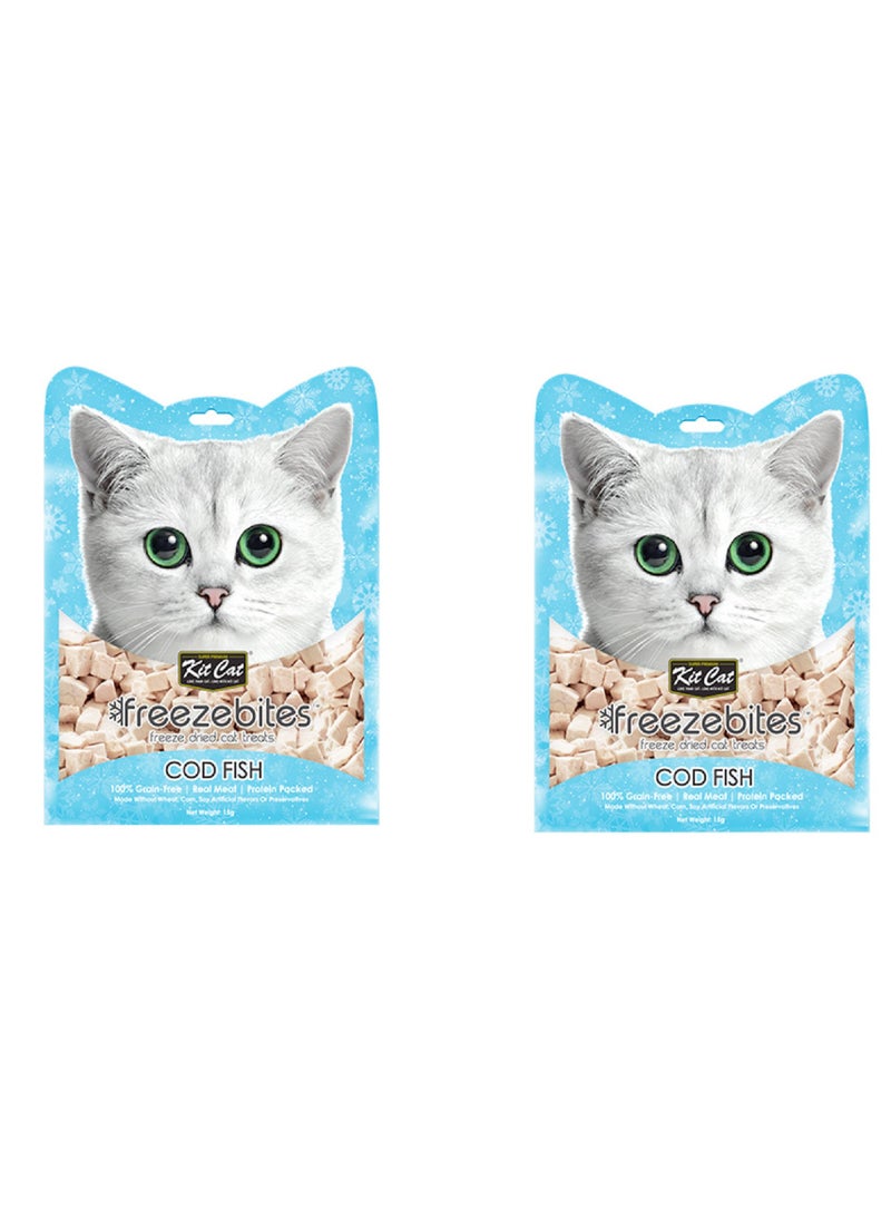 Kit Cat Freezebites Cod Fish 15g 2 Piece - Image 1