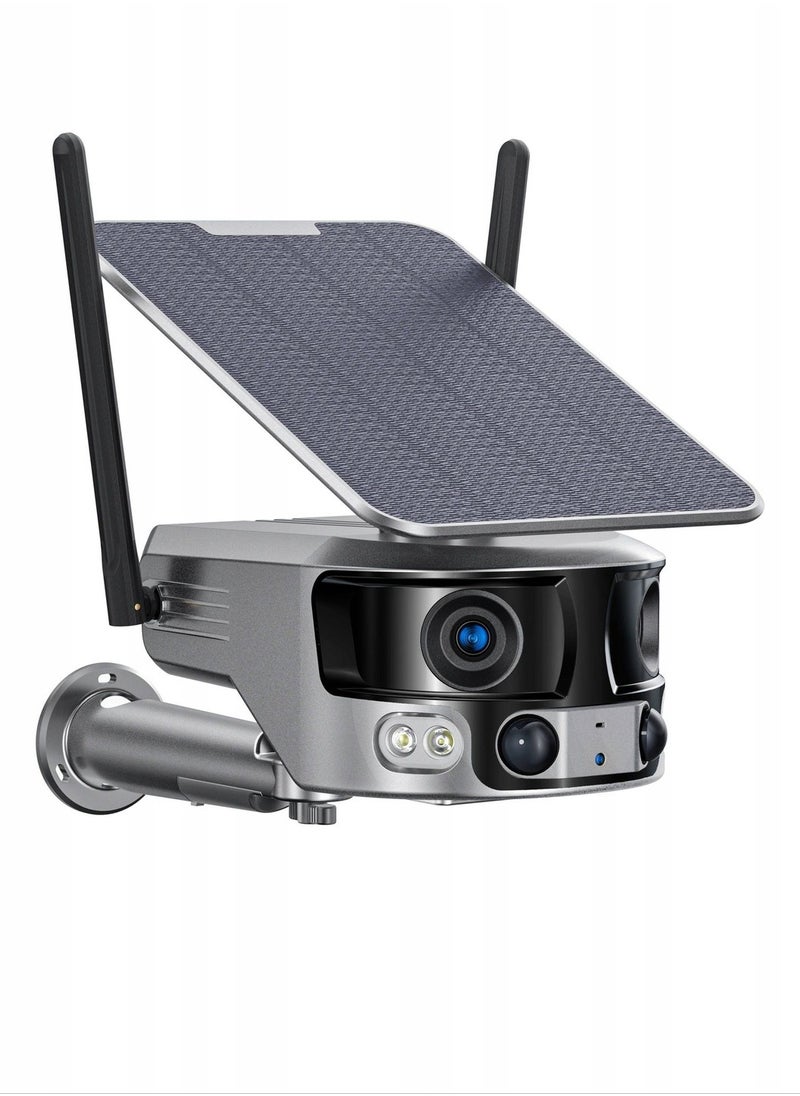 SOLAR WATT Camera Wireless 4K HD 180 Degree Solar Powered Security Camera with Memory Card Waterproof Dustproof Smart Tracking Technology Easy to Install and Control  - Image 1