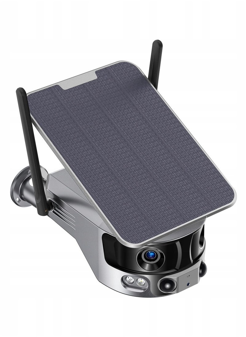 SOLAR WATT Camera Wireless 4K HD 180 Degree Solar Powered Security Camera with Memory Card Waterproof Dustproof Smart Tracking Technology Easy to Install and Control  - Image 2