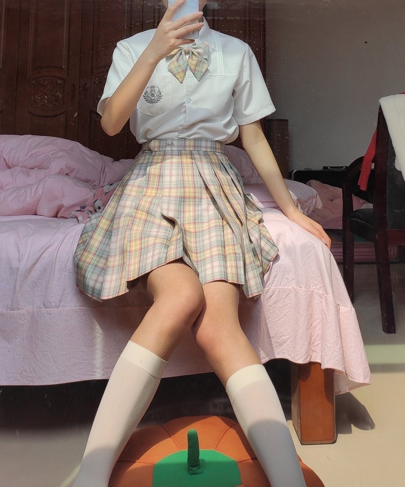 Small Leg Socks Black Long Knee-Length Socks Korean Half-Height Japanese Jk Velvet Black White Socks - Image 1