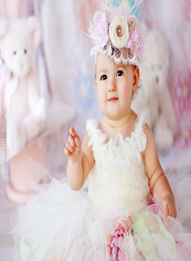 KARTMEN Craft Qila Cute Baby Girl Poster - Smiling Baby Poster - Poster for Pregnant Women - HD Baby Wall Poster for Room Decor (300GSM Thick Paper, 12x18-Inch, Multicolour) - Image 1