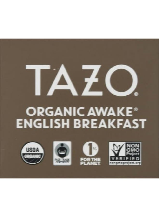 TAZO Organic Awake English Breakfast Black Tea, Black tea with Caffeine, 16 Total Bags - Image 5