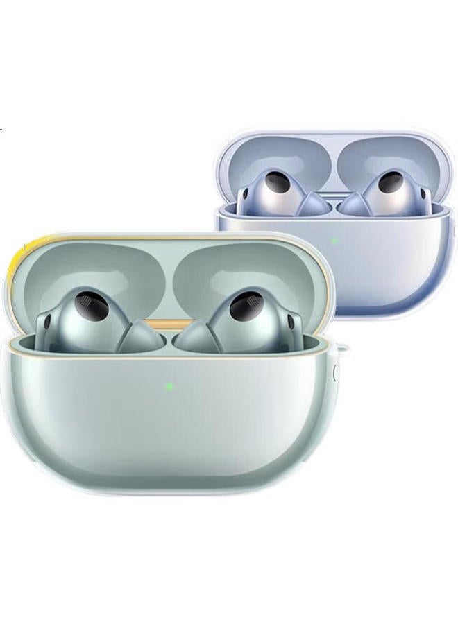 Masentek Earphone Protective Case For Huawei Freebuds Pro 4 Bluetooth Earphones 2 3 Huawei Charging Case Tpu Soft Cover Silicone Accessories Anti-Drop Slip Transparent - Image 3