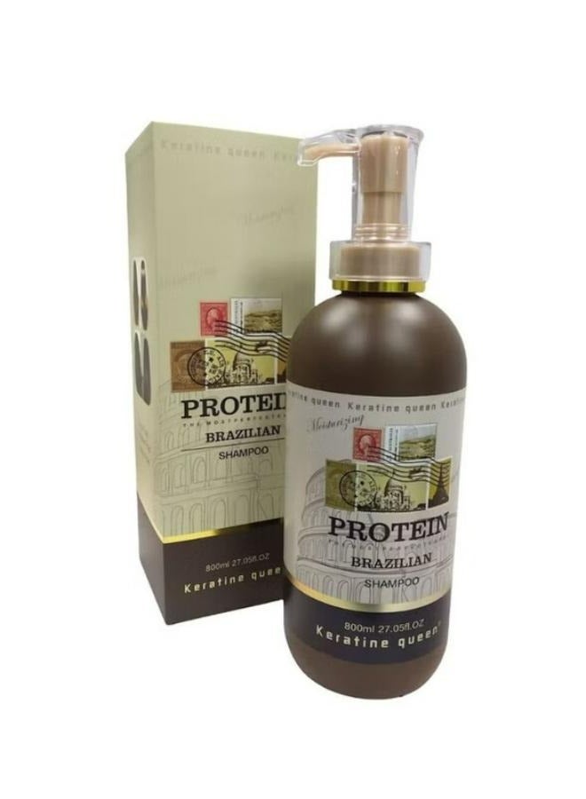Keratine queen PROTEIN BRAZILIAN SHAMPOO 800 ML