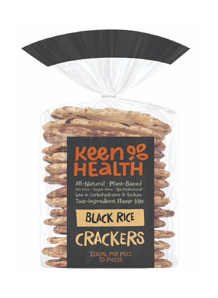 Keen Health Black Rice Crackers  - Image 1