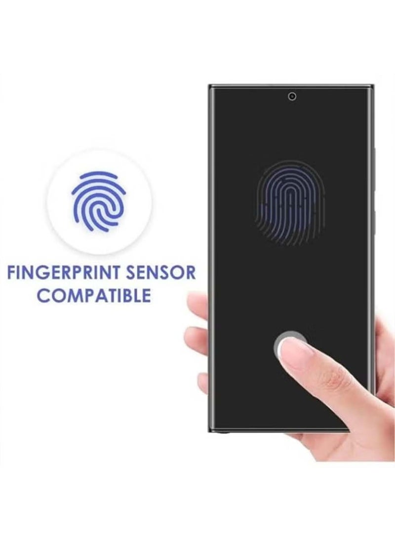 X-level Privacy Screen Protector for Motorola Edge 50 Ultra 5G Tempered Glass, 9H Hardness Anti-Spy Anti-Scratch Anti-Dust Bubble-Free Tempered Film Easy Installation,Support Fingerprint Unlocking - Image 3