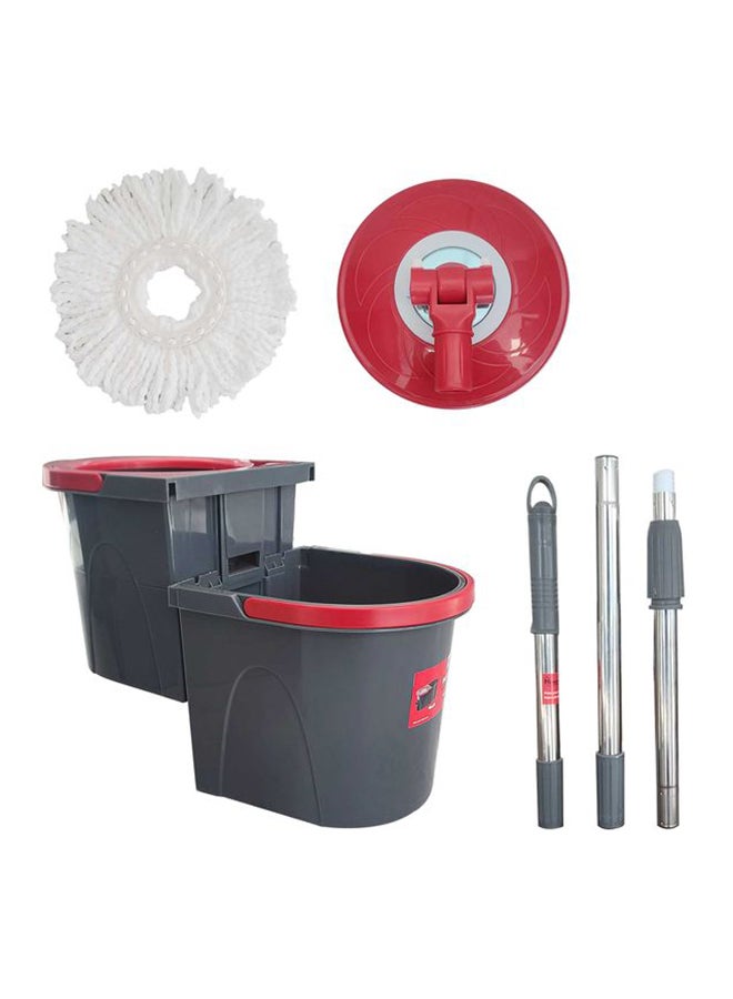 HomePro Atrani Two-Part Pedal Spin Mop – Space-Saving Design with Splittable Bucket & Spinner for Efficient Cleaning  - Image 2