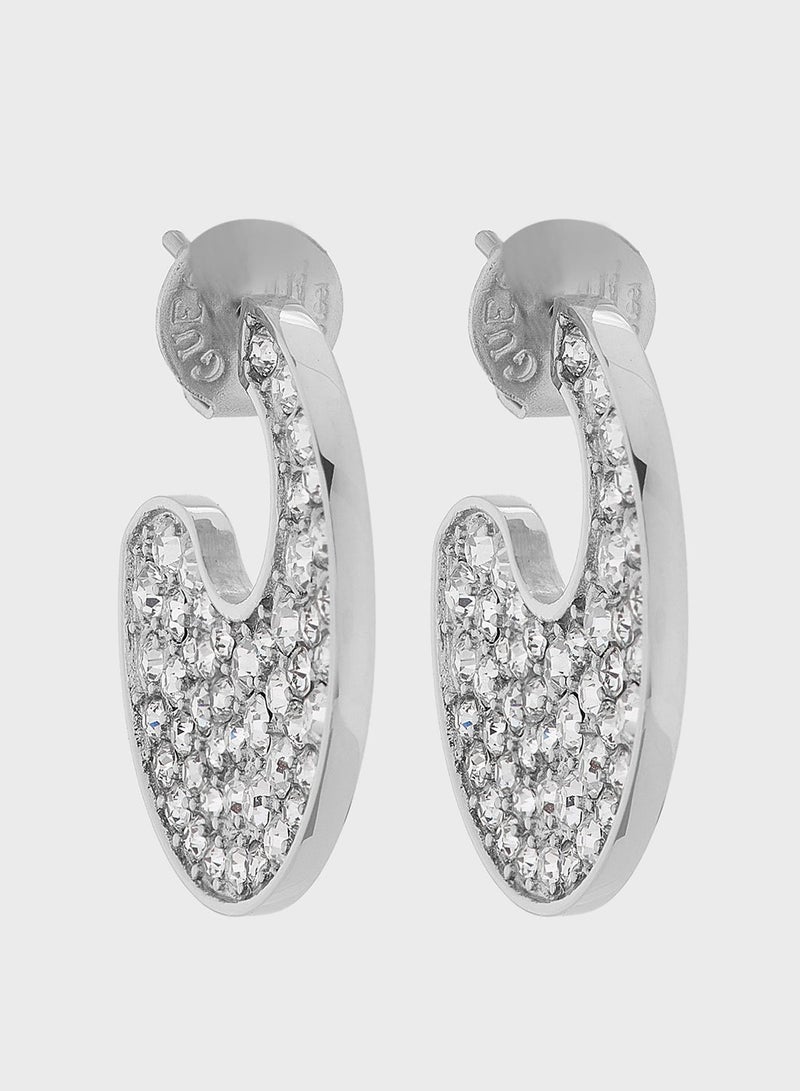 GUESS Blooming Summer Hoop Earrings - Image 2