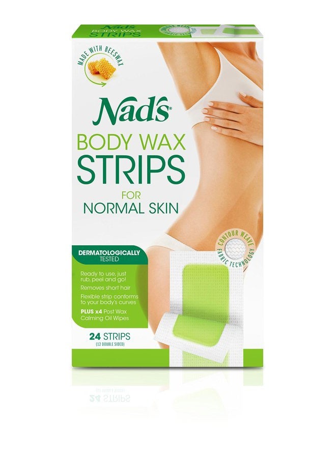 Nad's Hair Removal Strips, 24 Strips (Pack of 2) - Image 1