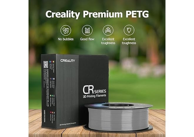 3idea 3 idea Imagine Create Print Creality CR PETG 1Kg Filament (Grey) - Image 4