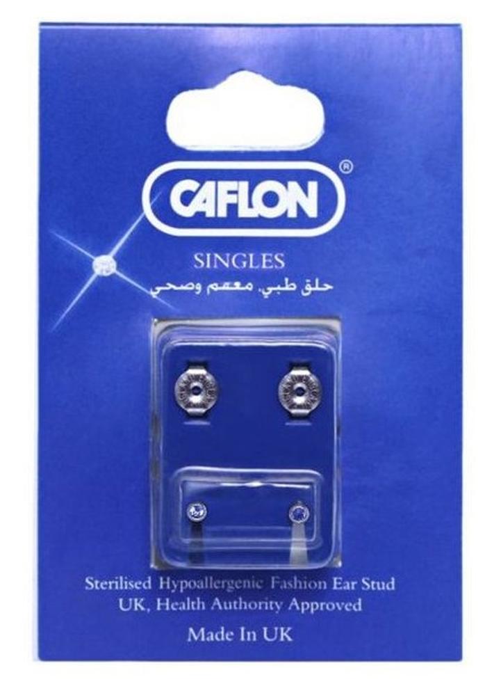 Caflon Medical Ear Studs on Card with Stones