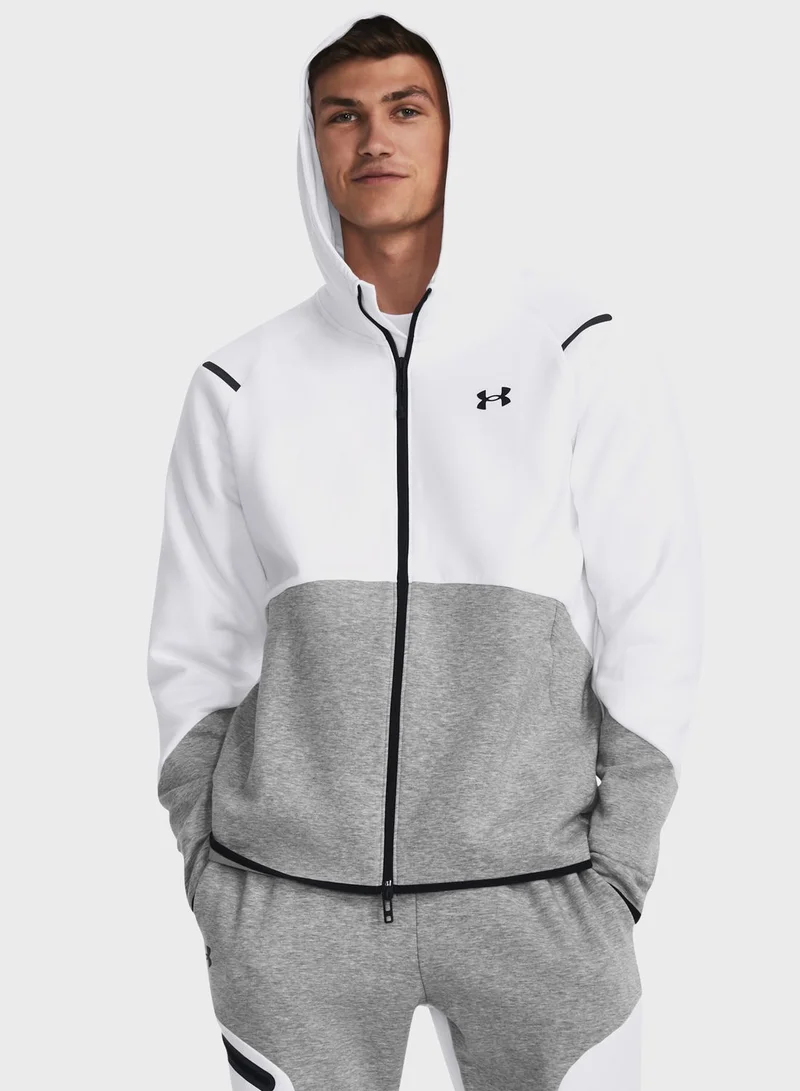 UNDER ARMOUR Unstoppable Fleece Zip Through
