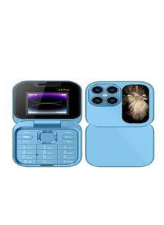 alimoto Mini Flip Mobile Phone, 2024 New Foldable Cell Phone with FM Radio Magic Voice Blacklist Speed Dial Vibration, 2 SIM Card Small Display Cell Phone  - Image 1