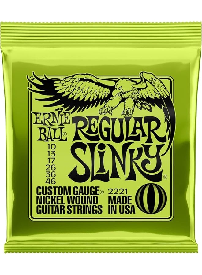 ERNIE BALL 2221 Super Slinky Electric Guitar Strings Set (009-042) | Nickel-Plated Steel | Classic Balanced Tone - Image 1