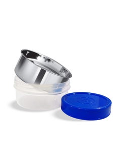 Milton Milton Capsule Stainless Steel Lunch Box, Blue  - Image 5