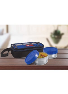 Milton Milton Capsule Stainless Steel Lunch Box, Blue  - Image 2