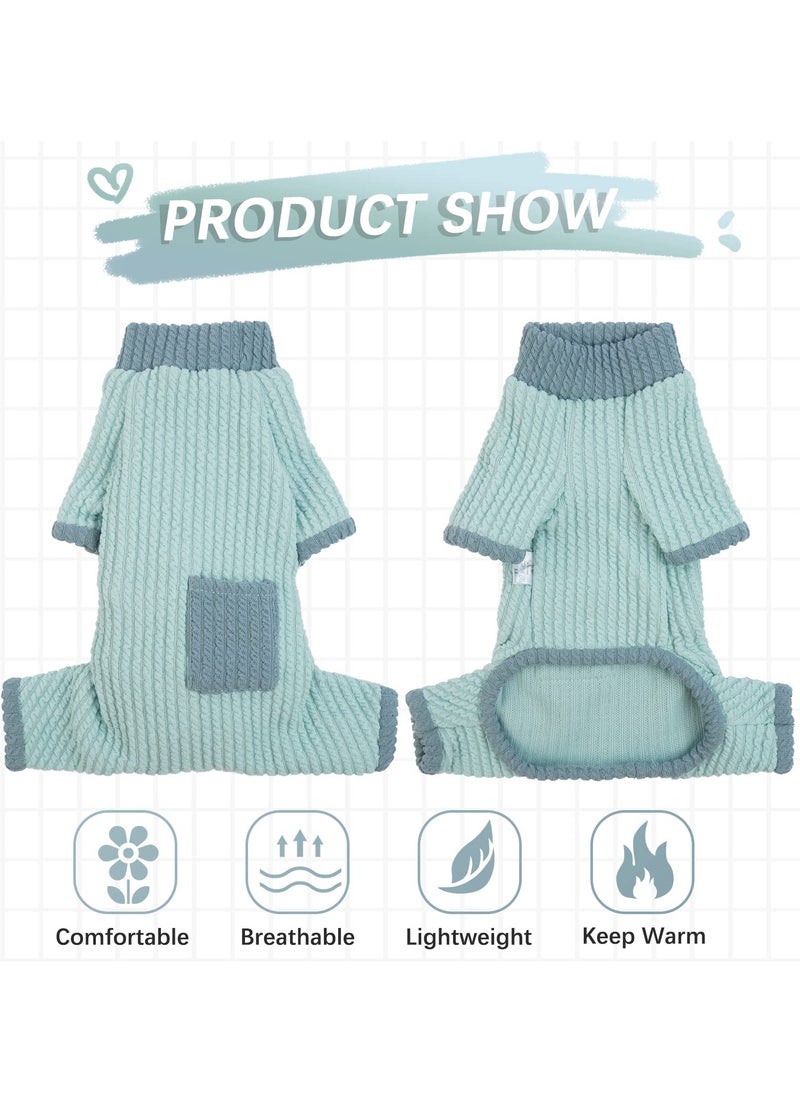 SYOSI - Sphynx Hairless Cats Warm Winter Sweater, Cute & Soft Pullover High Elasticity Kitten Shirts Breathable, Cat Leisure Wear Turtleneck Vest Adorable, Cat's Clothes Jacket Pajamas Jumpsuit - Image 1