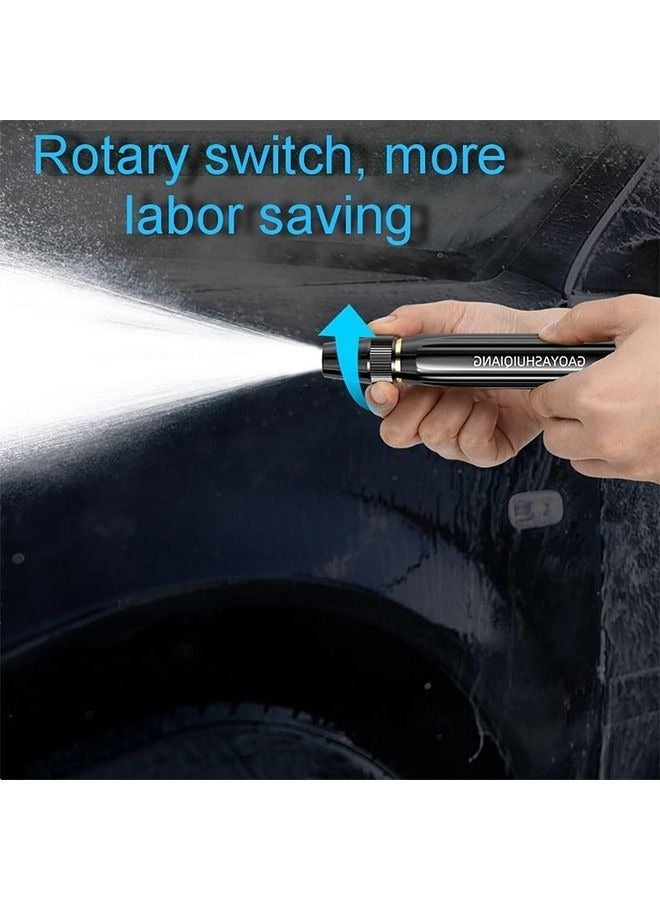 Beauenty Adjustable High Pressure Garden Hose Spray Gun Ideal for Car Washing Garden Irrigation Pet Bathing Durable Metal Nozzle for Powerful Watering Fitted with Brass Connector - Image 4