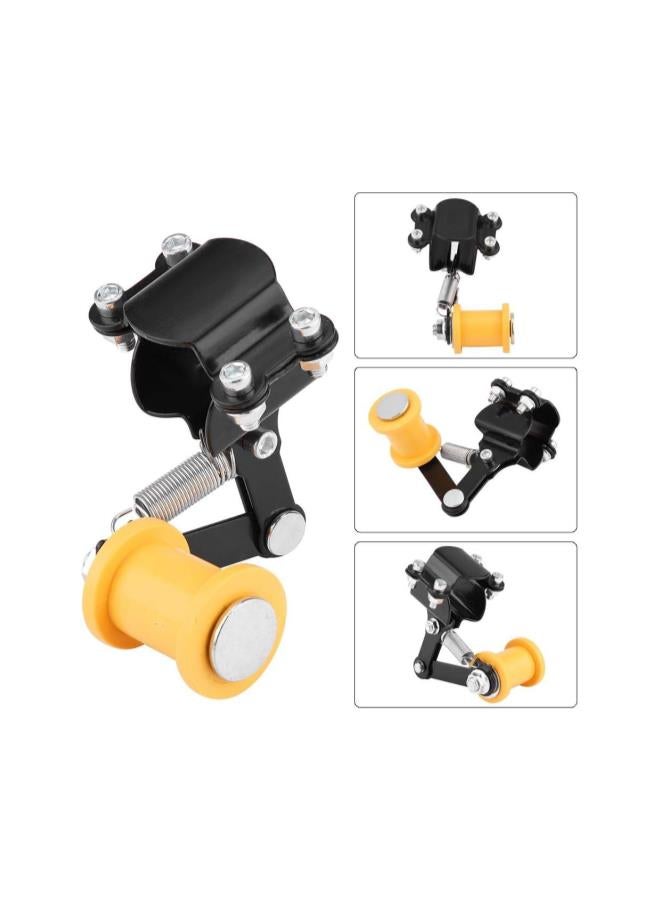 Generic Motorcycle Chain Tensioner, Universal Motorcycle Chain Tensioner Adjusters Chain Tension Bolt on Roller(Black)  - Image 3