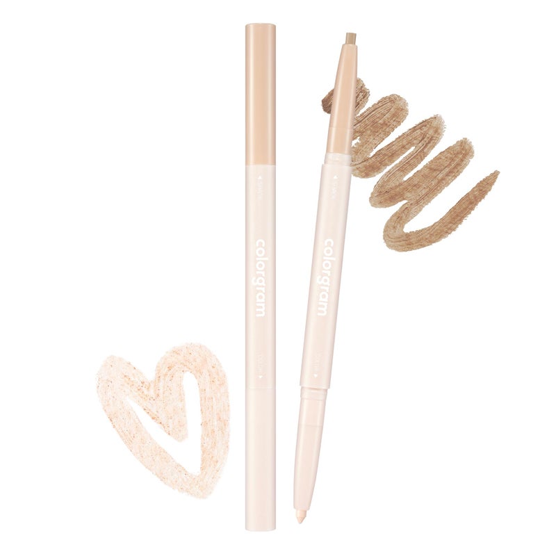 COLORGRAM Under Eye Highlighter Stick 01 Warm Tone | Silky-Smooth Long-Lasting Highlighter & Contouring Stick for Smudge-Proof, Shining Daily Makeup | K-Beauty Face Highlighters & Luminizers - Image 1