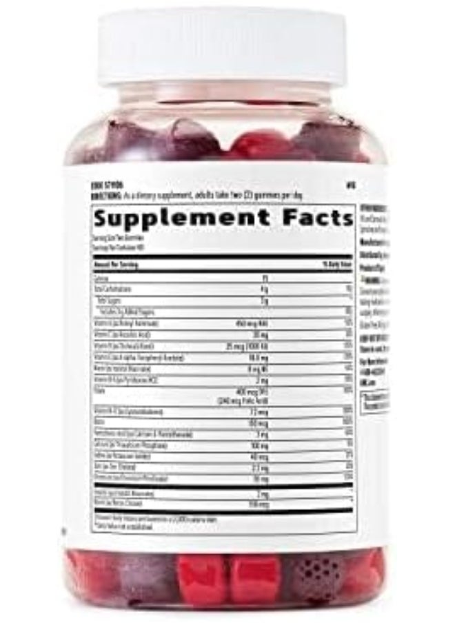 GNC Women'S Multivitamin Gummy Supplement Daily Vitamin Mixed Berry Flavor 120 Gummies  - Image 3