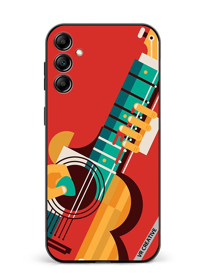 VR CREATIVE Protective Case Cover For Samsung Galaxy A55 Guitar Design Multicolour - Image 1