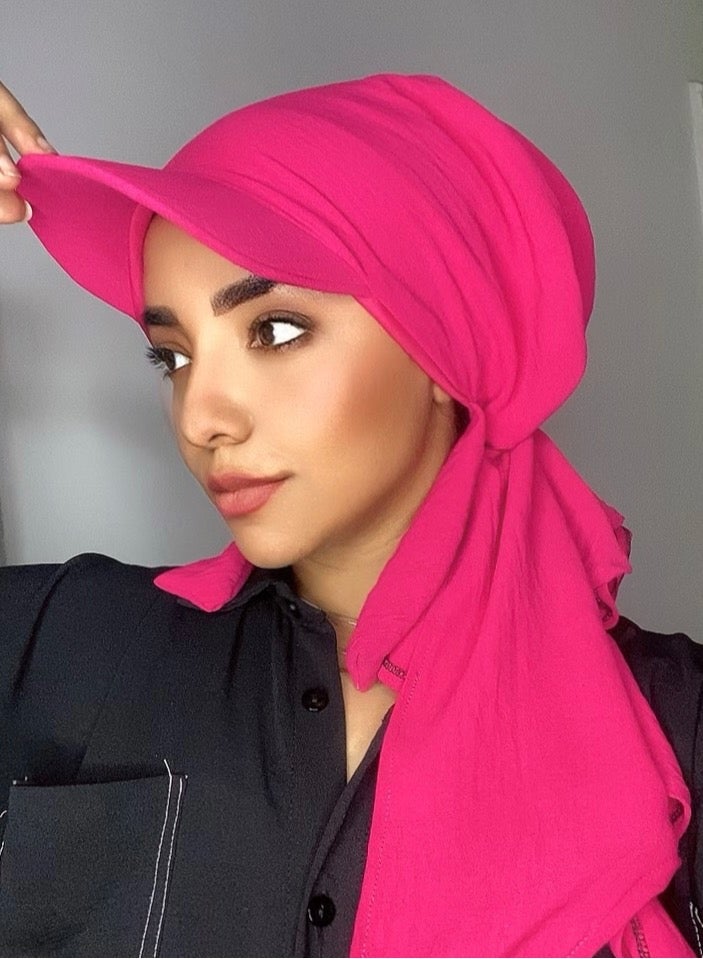 كاب اسكارف جاهز علي اللبس مبطن من الداخل  - Image 3