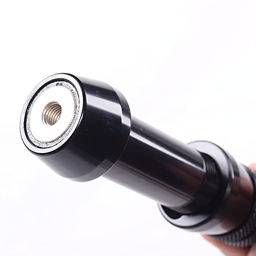 SOPOGER Bowfishing Reel Seat Mount - Archery Bow Fishing Reel Mount Heavy Duty Aluminum Spinning Reel Seat Set for Compound and Recurve Bow Hunting Fishing Rod (Black) - Image 4