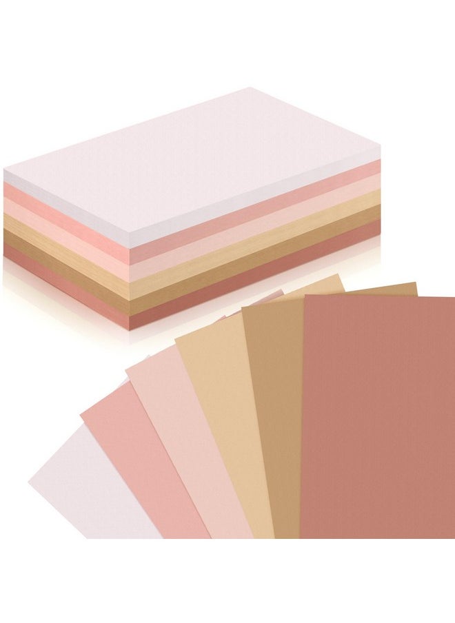 Fainne Fainne 300 Pcs Blank Index Cards 180 Gsm Thick Card Stock Assorted Color Neon Blank Flash Cards Colorful Study Notecards for Organizing(Yellow Series,5 x 8 Inch)  - Image 1