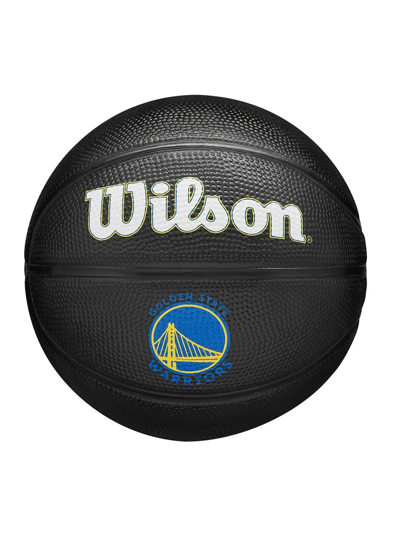 ويلسون كرة سلة NBA تيم تريبيوت جولدن ستيت واريورز صغيرة SZ3 - أسود