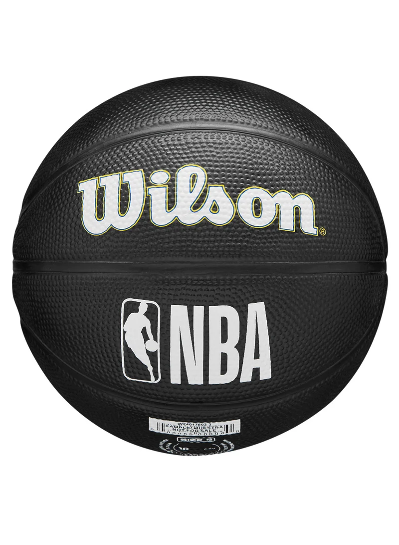 ويلسون كرة سلة NBA تيم تريبيوت جولدن ستيت واريورز صغيرة SZ3 - أسود
