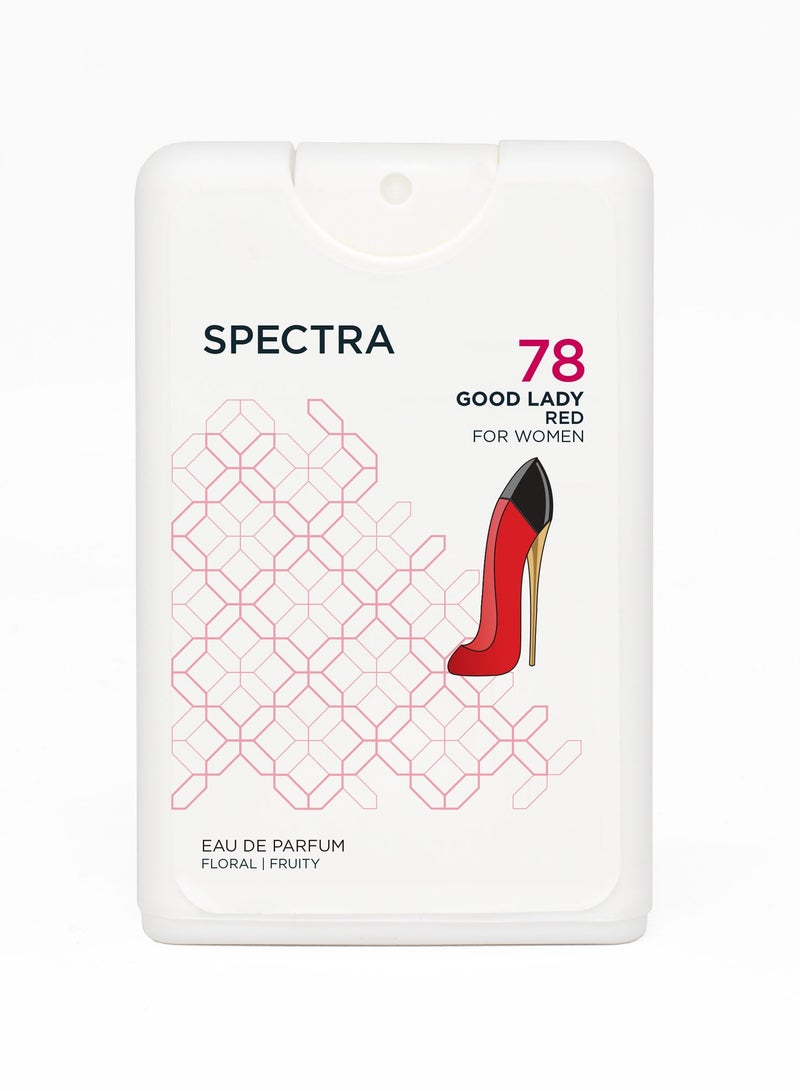 Spectra Pocket 078 Good Lady Red EDP Perfume For Women - 18ml - Image 2
