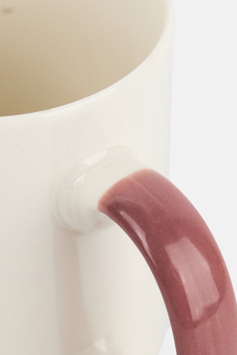 Muy Mucho Libra Zodiac Print Coffee Mug 330ml, White - Image 4