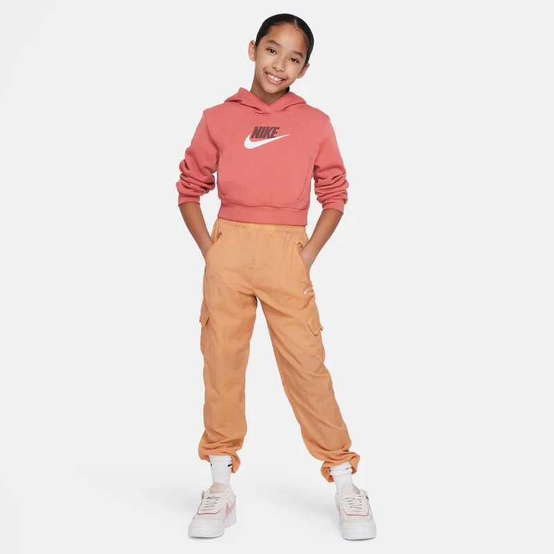 Nike Kids' Sportswear Club Fleece Crop Hoodie